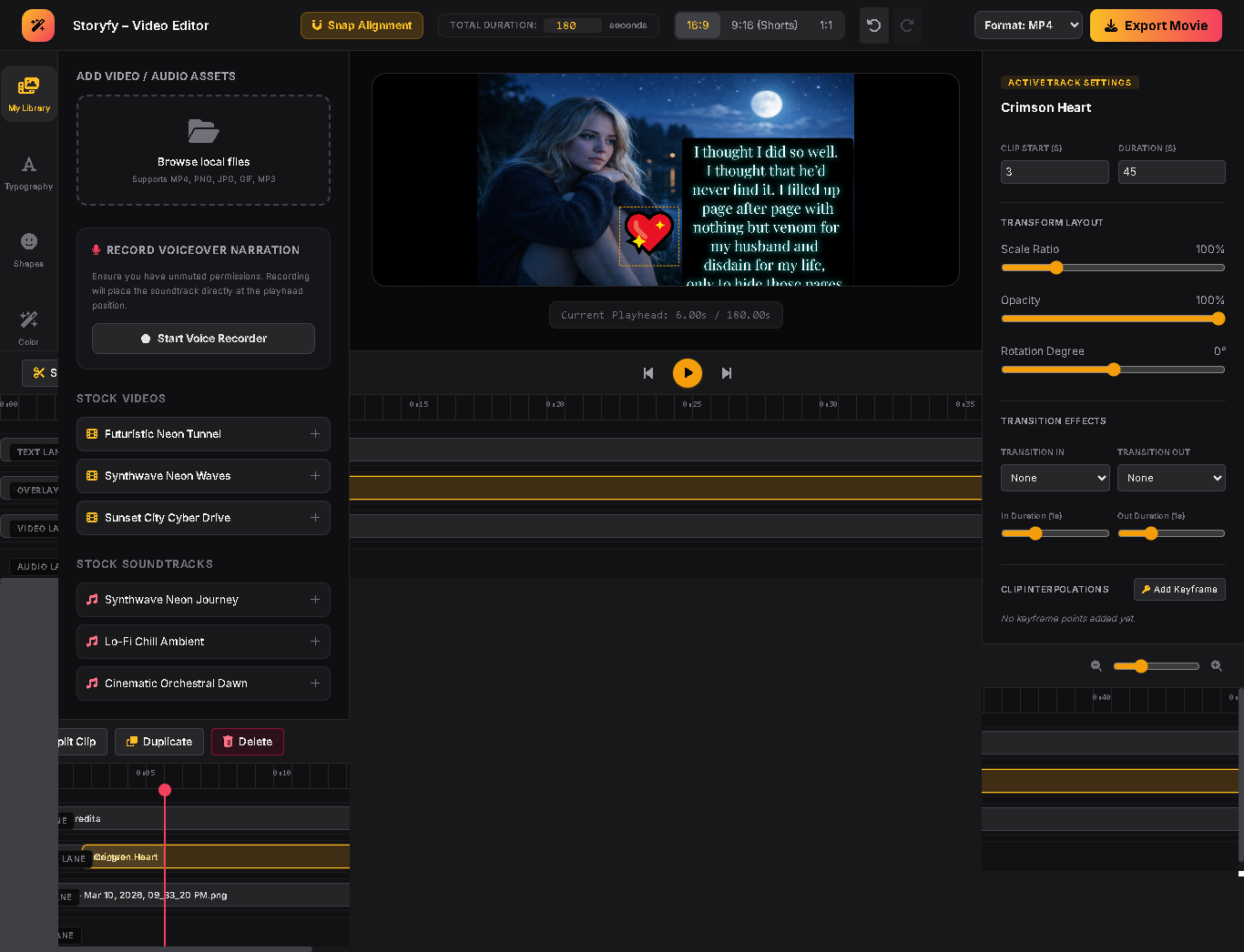Storyfy Online Free Video Editor Create Story Videos